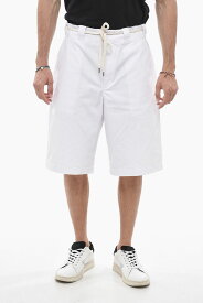 DROLE DE MONSIEUR ドロール ド ムッシュ パンツ BS102PL003 WT メンズ SOLID COLOR SHORTS WITH BELT LOOPS 【関税・送料無料】【ラッピング無料】 dk