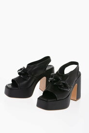 STELLA MCCARTNEY ステラ マッカートニー パンプス 810159 レディース OPEN TOES SABOT WITH CHAIND DETAIL HEEL 12 CM 【関税・送料無料】【ラッピング無料】 dk