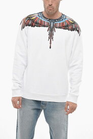 【本日5の付く日ポイント4倍!!】 MARCELO BURLON マルセロ バーロン トレーナー CMBA009S23FLE002 0125 メンズ PRINTED GRIZZLY WINGS SWEATSHIRT 【関税・送料無料】【ラッピング無料】 dk