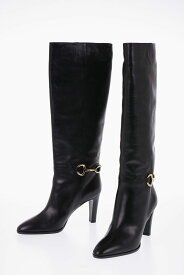 CELINE セリーヌ ブーツ 33902 3190C38NO レディース KNEE-HIGH LEATHER BOOTS WITH METAL CLAMP 【関税・送料無料】【ラッピング無料】 dk