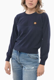 【本日5の付く日ポイント4倍!!】 KENZO ケンゾー ニットウェア FB52PU5823TB.77 レディース CREW NECK TIGER COTTON SWEATER 【関税・送料無料】【ラッピング無料】 dk