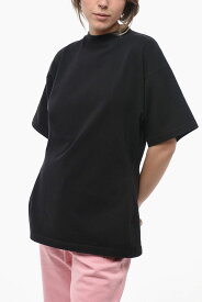 【本日5の付く日ポイント4倍!!】 BALENCIAGA バレンシアガ トップス 724524 TNVM7 1069 レディース GARDE-ROBE SLIM FIT COTTON T-SHIRT 【関税・送料無料】【ラッピング無料】 dk