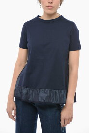 HERNO ヘルノ トップス JG000140D 52006 9200 レディース SOLID COLOR CREW-NECK T-SHIRT WITH BALLOON HEM 【関税・送料無料】【ラッピング無料】 dk