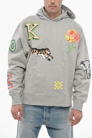 KENZO ケンゾー トレーナー FD55W4674ME 94 メンズ OVERSZIED KENZO PIXEL SWEATSHIRT WITH MULTICOLORED EMBROIDER 【関税・送料無料】【ラッピング無料】 dk