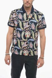 ETRO エトロ トップス 1Y800 9441 200 メンズ PAISLEY PATTERNED COTTON PIQUÉ POLO SHIRT 【関税・送料無料】【ラッピング無料】 dk