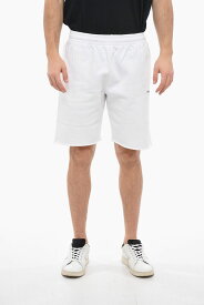 OFF WHITE オフホワイト パンツ OMCI006C99FLE0010110 メンズ BRUSHED COTTON DIAG HELVETICA SHORTSS WITH RAW-CUT EDGES 【関税・送料無料】【ラッピング無料】 dk