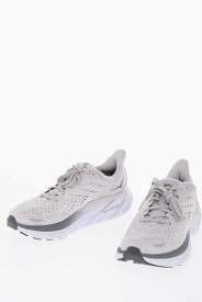 HOKA ONE ONE ホカ オネ オネ スニーカー HK1119393 LRNC メンズ LACE-UP CLIFTON SNEAKERS WITH PERFORATED FABRIC 【関税・送料無料】【ラッピング無料】 dk