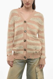 ACNE STUDIOS アクネ ストゥディオズ ニットウェア A60398WO DF6 レディース OVERSIZED OPENWORK CARDIGAN WITH DISTRESSED DETAIL 【関税・送料無料】【ラッピング無料】 dk