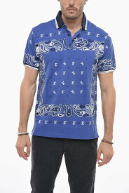 ETRO エトロ トップス 1Y800 4052 200 メンズ PAISLEY PATTERNED COTTON PIQUÉ POLO SHIRT 【関税・送料無料】【ラッピング無料】 dk