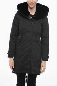 【楽天スーパーSALE!!100000円以上4000円OFFクーポン対象】 WOOLRICH ウールリッチ コート CFWWOU0342FRUT1974 100 レディース PADDED LITERARY REX PARKA WITH FUR 【関税・送料無料】【ラッピング無料】 dk