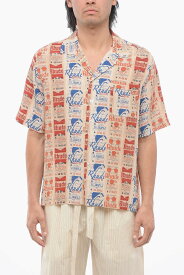 【土日限定1000円OFF!!】 ルード RHUDE シャツ メンズ Shirts ALL-OVER PRINTED SILK VOYAGE SHIRT RHSS24SR10 174108 0108 関税 送料無料 ラッピング無料 2020SS dk