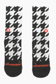 SCRIMMAGE スクリメージ アンダーウェア PIED POULE WHITE メンズ HOUNDSTOOTH TWO-TONE SOCKS 【関税・送料無料】【ラッピング無料】 dk