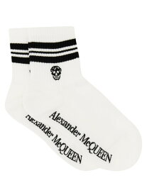 【本日5の付く日ポイント4倍!!】 ALEXANDER MCQUEEN アレキサンダー マックイーン ホワイト WHITE ソックス レディース 秋冬2023 293639 【関税・送料無料】【ラッピング無料】 el