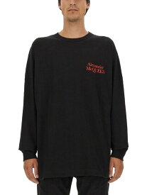 ALEXANDER MCQUEEN アレキサンダー マックイーン ブラック BLACK Tシャツ メンズ 秋冬2023 297950 【関税・送料無料】【ラッピング無料】 el