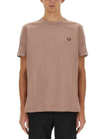 FRED PERRY フレッド ペリー ピンク PINK Tシャツ メンズ 秋冬2023 300739 【関税・送料無料】【ラッピング無料】 el