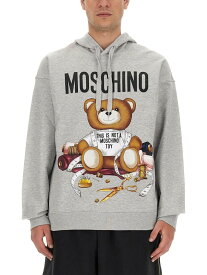 MOSCHINO モスキーノ グレー GREY トレーナー メンズ 秋冬2023 302394 【関税・送料無料】【ラッピング無料】 el