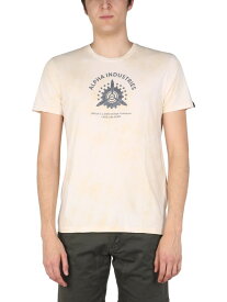 ALPHA INDUSTRIES アルファ インダストリーズ ホワイト WHITE Tシャツ メンズ 春夏2022 234940 【関税・送料無料】【ラッピング無料】 el