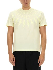 【楽天スーパーSALE!!30000円以上2000円OFFクーポン対象】 NEIL BARRETT ニール バレット ベージュ BEIGE Tシャツ メンズ 春夏2024 308853 【関税・送料無料】【ラッピング無料】 el