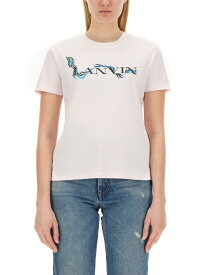 【本日5の付く日ポイント4倍!!】 LANVIN ランバン ホワイト WHITE Tシャツ レディース 春夏2024 311324 【関税・送料無料】【ラッピング無料】 el