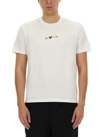 【本日5の付く日ポイント4倍!!】 NEIL BARRETT ニール バレット ホワイト WHITE Tシャツ メンズ 春夏2024 311043 【関税・送料無料】【ラッピング無料】 el