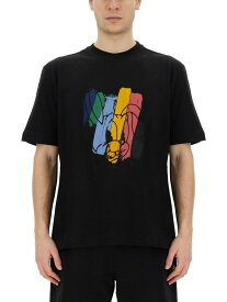 【5のつく日は全商品ポイント4倍】 PAUL SMITH ポールスミス ブラック BLACK Tシャツ メンズ 春夏2024 313399 【関税・送料無料】【ラッピング無料】 el