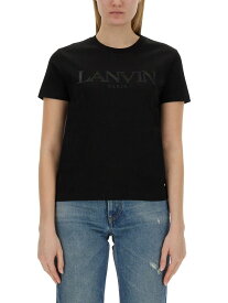 【楽天スーパーSALE!!50000円以上3000円OFFクーポン対象】 LANVIN ランバン ブラック BLACK Tシャツ レディース 春夏2024 312533 【関税・送料無料】【ラッピング無料】 el