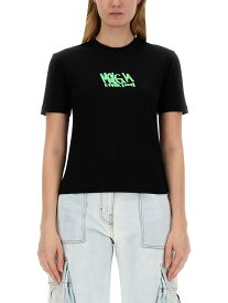 MSGM エムエスジーエム ブラック BLACK Tシャツ レディース 春夏2024 315985 【関税・送料無料】【ラッピング無料】 el