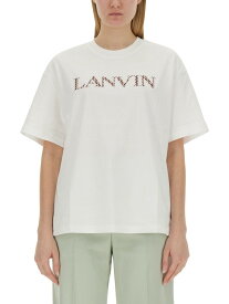 【本日5の付く日ポイント4倍!!】 LANVIN ランバン ホワイト WHITE Tシャツ レディース 春夏2024 316206 【関税・送料無料】【ラッピング無料】 el