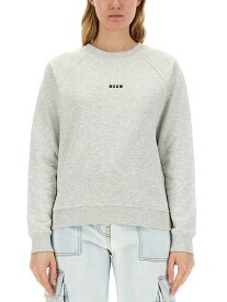 MSGM エムエスジーエム グレー GREY トレーナー レディース 春夏2024 316032 【関税・送料無料】【ラッピング無料】 el