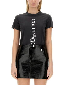 【本日5の付く日ポイント4倍!!】 COURREGES クレージュ ブラック BLACK Tシャツ レディース 春夏2024 320041 【関税・送料無料】【ラッピング無料】 el