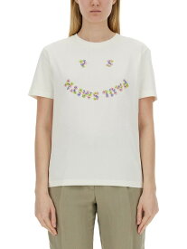 【本日5の付く日ポイント4倍!!】 PAUL SMITH ポールスミス ホワイト WHITE Tシャツ レディース 春夏2024 319913 【関税・送料無料】【ラッピング無料】 el