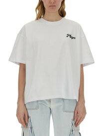 MSGM エムエスジーエム ホワイト WHITE Tシャツ レディース 春夏2024 321155 【関税・送料無料】【ラッピング無料】 el