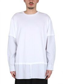 MM6 MAISON MARGIELA エムエムシックスメゾン マルジェラ ホワイト WHITE Tシャツ メンズ 春夏2023 279516 【関税・送料無料】【ラッピング無料】 el