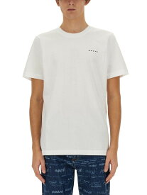 MARNI マルニ ホワイト WHITE Tシャツ メンズ 春夏2024 310448 【関税・送料無料】【ラッピング無料】 el