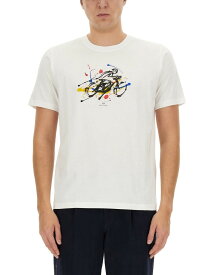 PAUL SMITH ポールスミス ホワイト WHITE Tシャツ メンズ 春夏2024 314531 【関税・送料無料】【ラッピング無料】 el