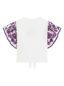 ドルチェ＆ガッバーナ DOLCE&GABBANA ロングスリーブTシャツ Tシャツ ガールズ ホワイト Long sleeve t-shirts 362640 WHITE 関税 送料無料 ラッピング無料 2025AW el