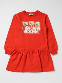 【楽天スーパーSALE!!30000円以上2000円OFFクーポン対象】 MOSCHINO KIDS モスキーノ・キッズ レッド Red ドレス ガールズ 秋冬2023/2024 HDV0DNLDA26 【関税・送料無料】【ラッピング無料】 gi