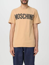 MOSCHINO モスキーノ ベージュ Beige Tシャツ メンズ 春夏2024 07015241 【関税・送料無料】【ラッピング無料】 gi