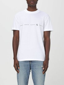 CK JEANS カルバン・クライン・ジーンズ ホワイト White Tシャツ メンズ 春夏2024 J30J324668 【関税・送料無料】【ラッピング無料】 gi