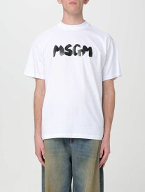 MSGM エムエスジーエム ホワイト White Tシャツ メンズ 春夏2024 3640MM131247002 【関税・送料無料】【ラッピング無料】 gi