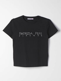 PATRIZIA PEPE パトリツィア ペペ ブラック Black Tシャツ ガールズ 春夏2024 7M0809J061 【関税・送料無料】【ラッピング無料】 gi