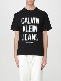 【毎月1日はエントリーでポイント3倍！】 CK JEANS カルバン・クライン・ジーンズ ブラック Black Tシャツ メンズ 春夏2024 J30J324648 【関税・送料無料】【ラッピング無料】 gi