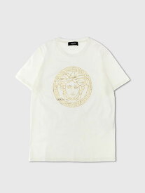 YOUNG VERSACE ヤングヴェルサーチ ホワイト White Tシャツ ボーイズ 春夏2024 10002391A10164 【関税・送料無料】【ラッピング無料】 gi