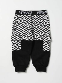 YOUNG VERSACE ヤングヴェルサーチ ホワイト White パンツ ベビーユニセックス 秋冬2022 10049231A04787 【関税・送料無料】【ラッピング無料】 gi