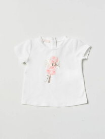 LIU JO KIDS リュー ジョーキッズ ホワイト White トップス ベビーユニセックス 春夏2023 KA3189J5003 【関税・送料無料】【ラッピング無料】 gi