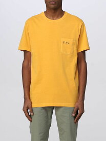 FAY フェイ イエロー Yellow Tシャツ メンズ 春夏2023 NPMB346132TUYK 【関税・送料無料】【ラッピング無料】 gi