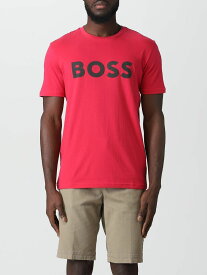 【本日0のつく日ポイント4倍！】 BOSS ボス パープル Fuchsia Tシャツ メンズ 春夏2023 50481923 【関税・送料無料】【ラッピング無料】 gi