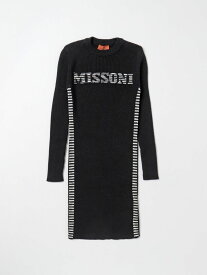 【土日限定クーポン配布中！】 MISSONI KIDS ミッソーニキッズ ブラック Black ドレス ガールズ 秋冬2023 MT1A80W0012 【関税・送料無料】【ラッピング無料】 gi