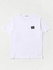 DOLCE&GABBANA ドルチェ＆ガッバーナ ホワイト White Tシャツ ボーイズ 秋冬2023 L4JT7TG7I2O 【関税・送料無料】【ラッピング無料】 gi