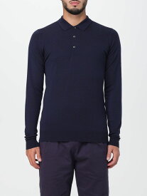 JOHN SMEDLEY ジョンスメドレー ブルー Blue ポロシャツ メンズ 秋冬2023/2024 BELPER 【関税・送料無料】【ラッピング無料】 gi